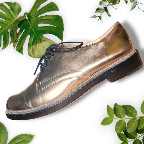 Vince Camuto Gold Oxford, sz 6M - Picture 1 of 9